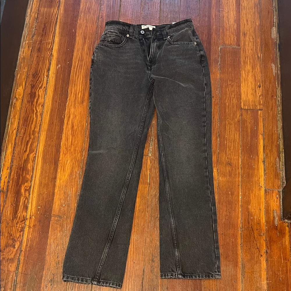 Free People Black Denim Jeans